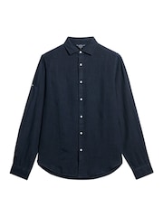 Camisas de manga comprida casuaisSuperdry Oversized % algodão 100 Linen - Imagem 5 de 7