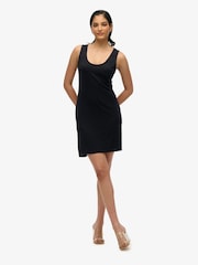 Superdry Black Vest Mini Dress - Image 2 of 6