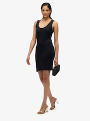 Superdry Black Vest Mini Dress - Image 3 of 6