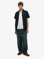 Superdry Oxford 100% Cotton Short Sleeve Shirt - Imagen 2 de 4