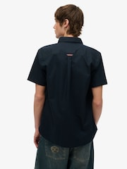 Superdry Oxford 100% Cotton Short Sleeve Shirt - Imagen 3 de 4