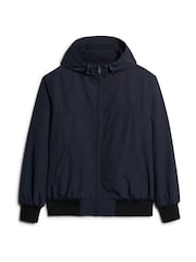 Superdry Oversized 100% Cotton Surplus Nylon Hooded Bomber Jacket - Imagem 5 de 7