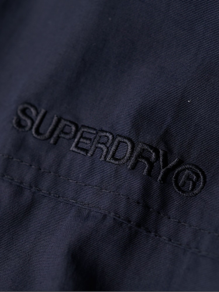 Superdry Oversized 100% Cotton Surplus Nylon Hooded Bomber Jacket - Imagem 7 de 7