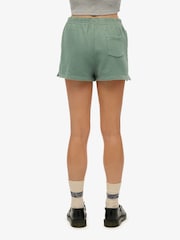 Superdry Green Athletic Tonal Embroidered Shorts - Image 2 of 7