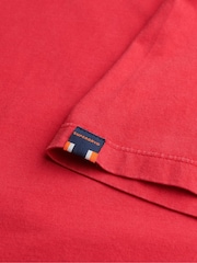 Superdry Red Classic Essential 100% Cotton T-Shirt - Image 6 of 6