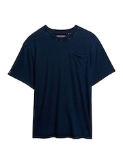 Superdry Blue The Merchant Store Pocket T-Shirt - Image 2 of 3