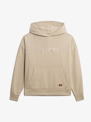 Superdry Embroidered Core Logo Relaxed 100% Cottton Hoodie - Imagen 1 de 7
