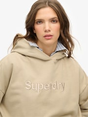 Superdry Embroidered Core Logo Relaxed 100% Cottton Hoodie - Imagen 3 de 7