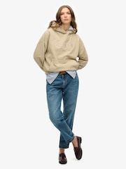 Superdry Embroidered Core Logo Relaxed 100% Cottton Hoodie - Imagen 6 de 7