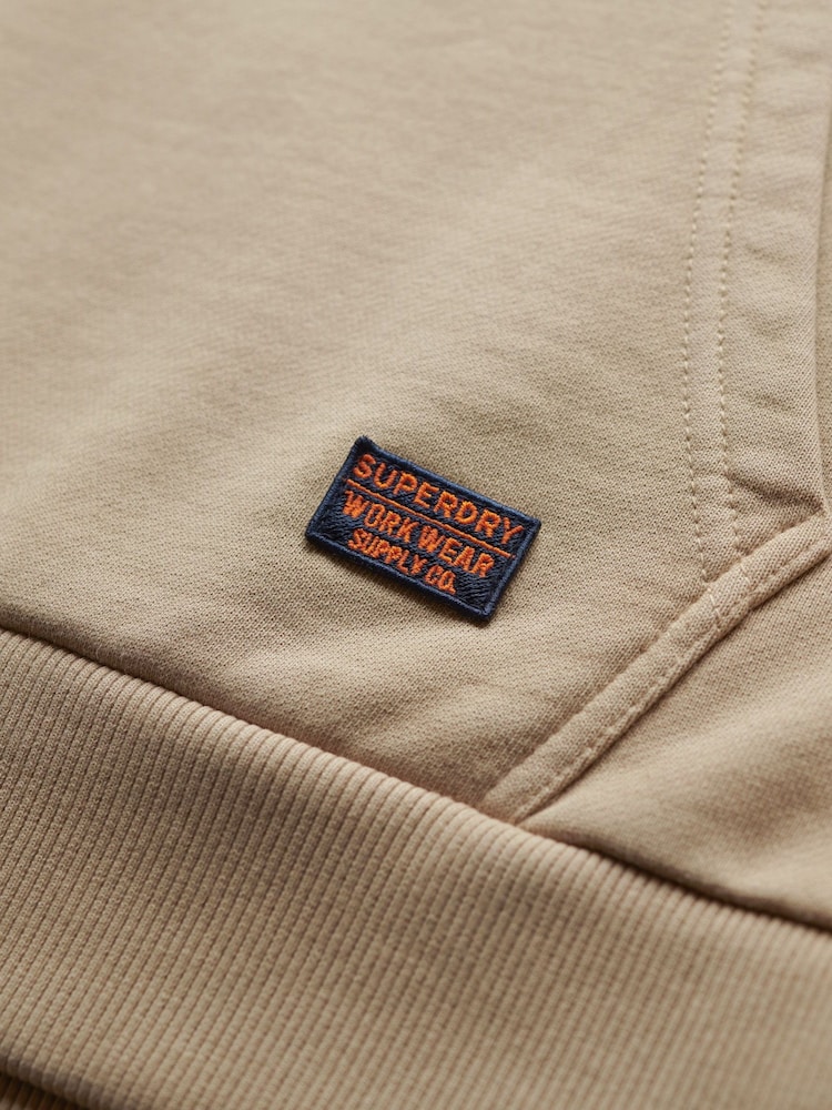 Superdry Embroidered Core Logo Relaxed 100% Cottton Hoodie - Imagen 7 de 7
