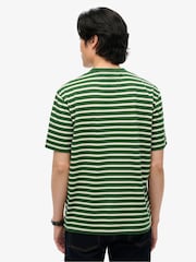 Superdry Green Merchant Stripe T-Shirt - Image 2 of 4