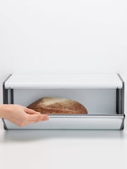 Brabantia White Fall Front Bread Bin - Image 6 of 6