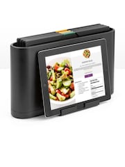 Brabantia Dark Grey Tasty+ Chopping Board Set with Tablet Stand Case - Image 1 of 6