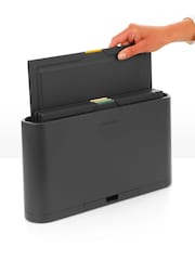 Brabantia Dark Grey Tasty+ Chopping Board Set with Tablet Stand Case - Image 4 of 6