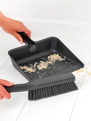 Brabantia Dark Grey SinkSide Dust Pan and Brush Set with Comb - Image 1 of 6