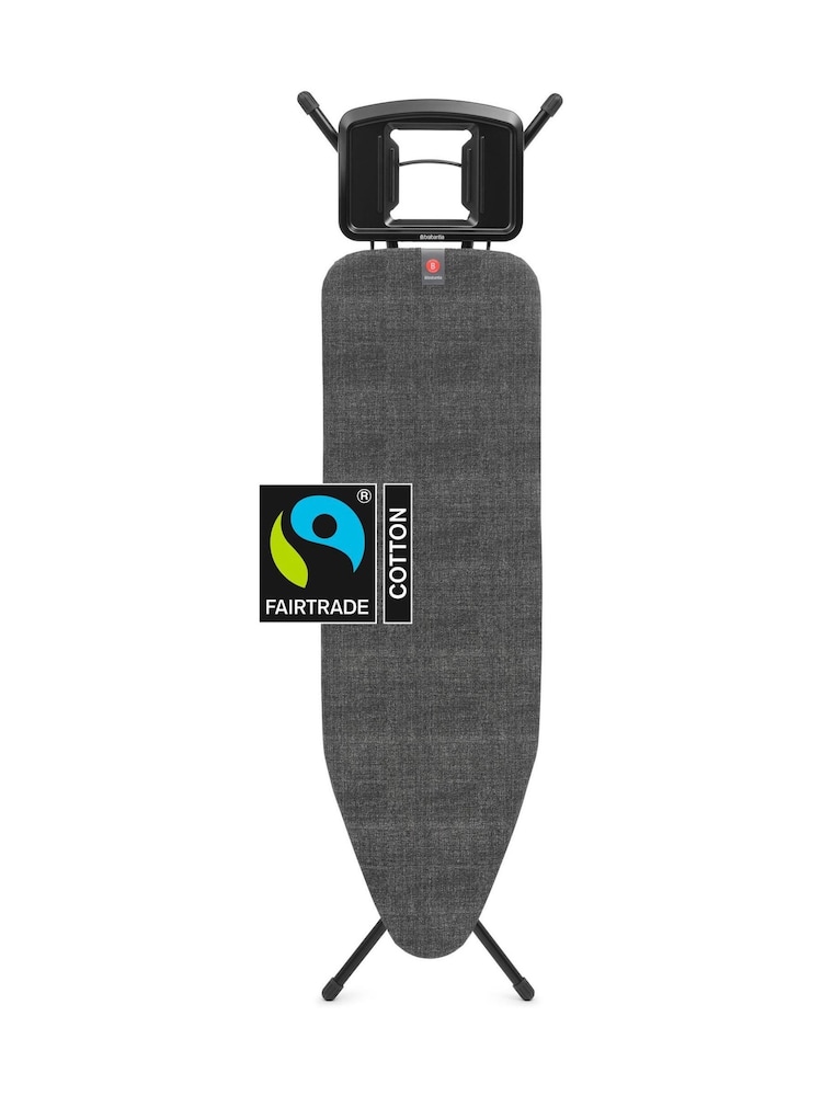 Brabantia Denim Grey Ironing Board Size B with Solid Steam Iron Rest - Image 2 of 5