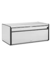 Brabantia Matt Steel Fingerprint Proof Fall Front Bread Bin - Image 3 of 6