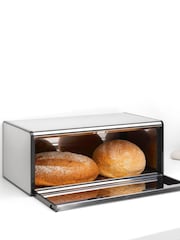 Brabantia Matt Steel Fingerprint Proof Fall Front Bread Bin - Image 5 of 6