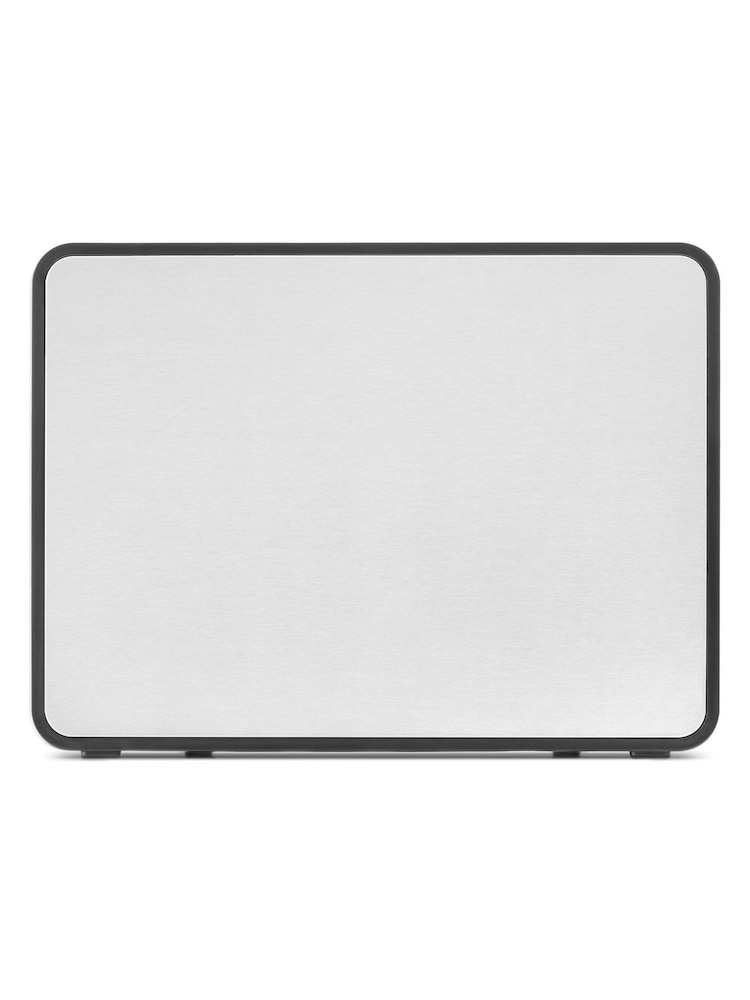 Brabantia Matt Steel Fingerprint Proof Fall Front Bread Bin - Image 6 of 6