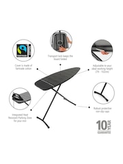 Brabantia Denim Black Ironing Board Size D Heat Resistant Parking Zone - Image 6 of 6