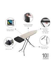 Brabantia Denim Grey Ironing Board Size B with Solid Steam Unit Holder - Image 5 of 5
