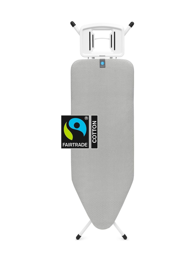 Brabantia Metallised Ironing Board Size C with Solid Steam Iron Rest - Image 2 of 5 Brabantia Metallised Ironing Board Size C with Solid Steam Iron Rest - Image 2 of 5