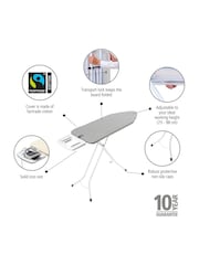Brabantia Metallised Ironing Board Size C with Solid Steam Iron Rest - Image 5 of 5