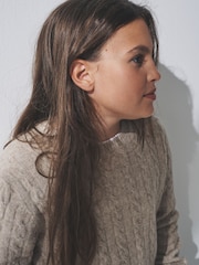 The Set Pink/Brown 2 Pack Cable Knit Jumpers - Image 5 of 10
