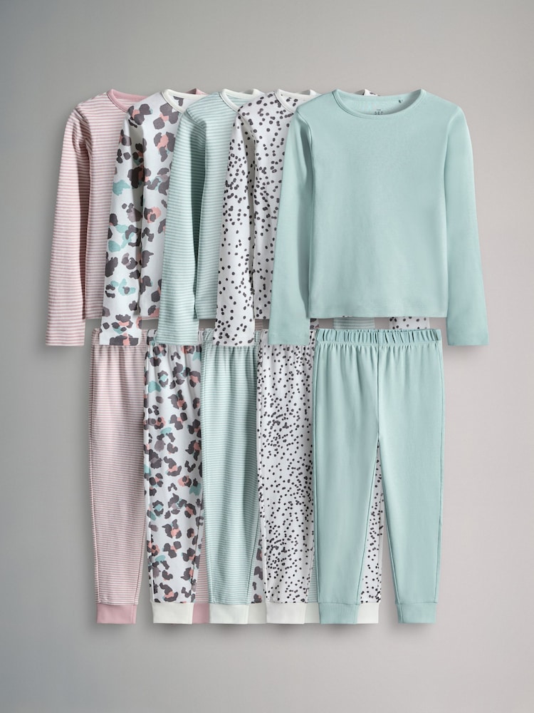 The Set 5 Pack Snuggle Fit Cotton Jersey Pyjamas Set - Imagen 1 de 13 The Set 5 Pack Snuggle Fit Cotton Jersey Pyjamas Set - Imagen 1 de 13