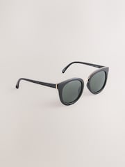 Black Round Sunglasses - Image 1 of 4