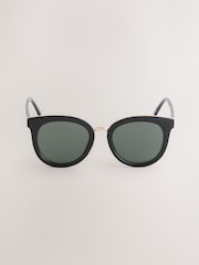 Black Round Sunglasses - Image 2 of 4