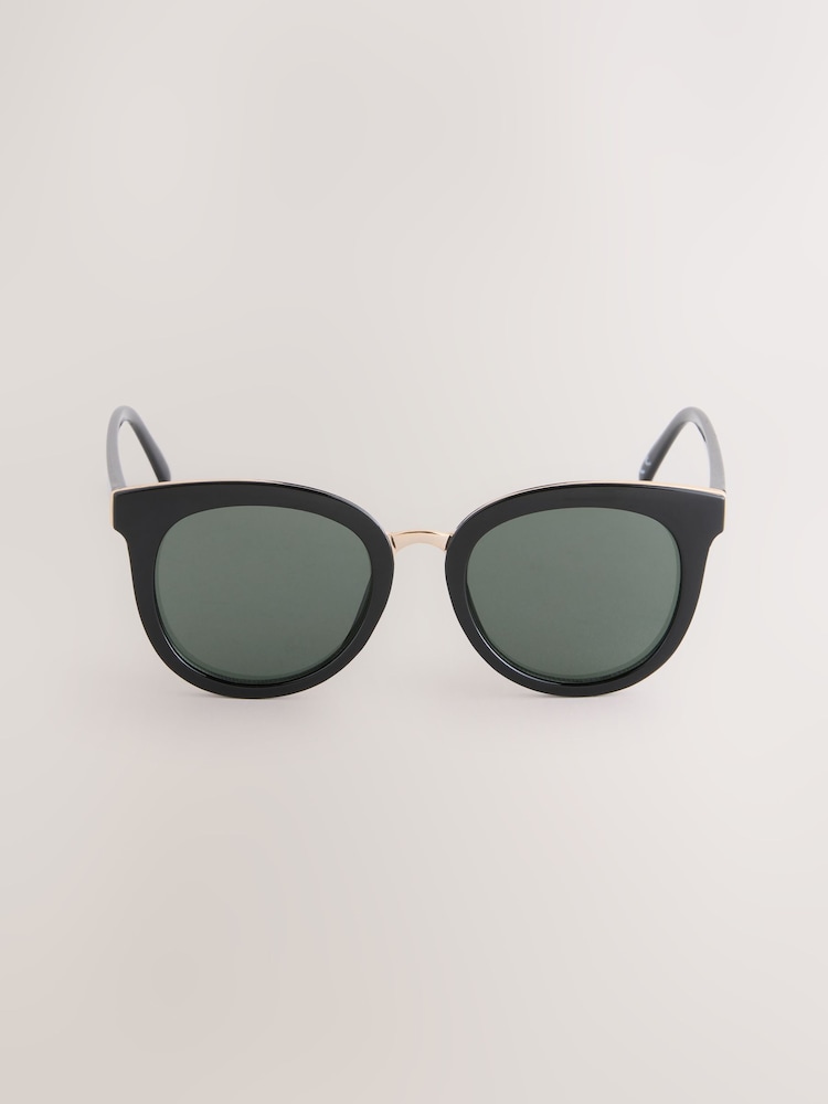 Black Round Sunglasses - Image 2 of 4