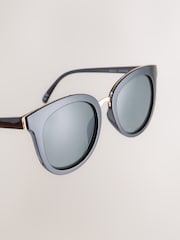 Black Round Sunglasses - Image 3 of 4