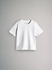 The Set Black/Grey Marl/Light Khaki/White 4 Pack Heavyweight Skater T-Shirts - Image 8 of 12