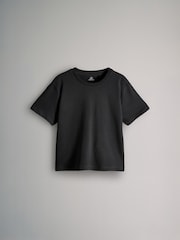 The Set Black/Grey Marl/Light Khaki/White 4 Pack Heavyweight Skater T-Shirts - Image 9 of 12