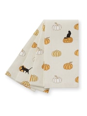 Sophie Allport Set of 4 Natural Trick or Treat Napkins - Image 3 of 3