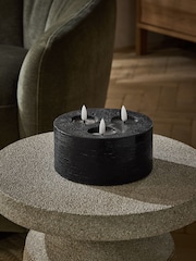 Black LED 3 Wick Candle - Image 2 of 4