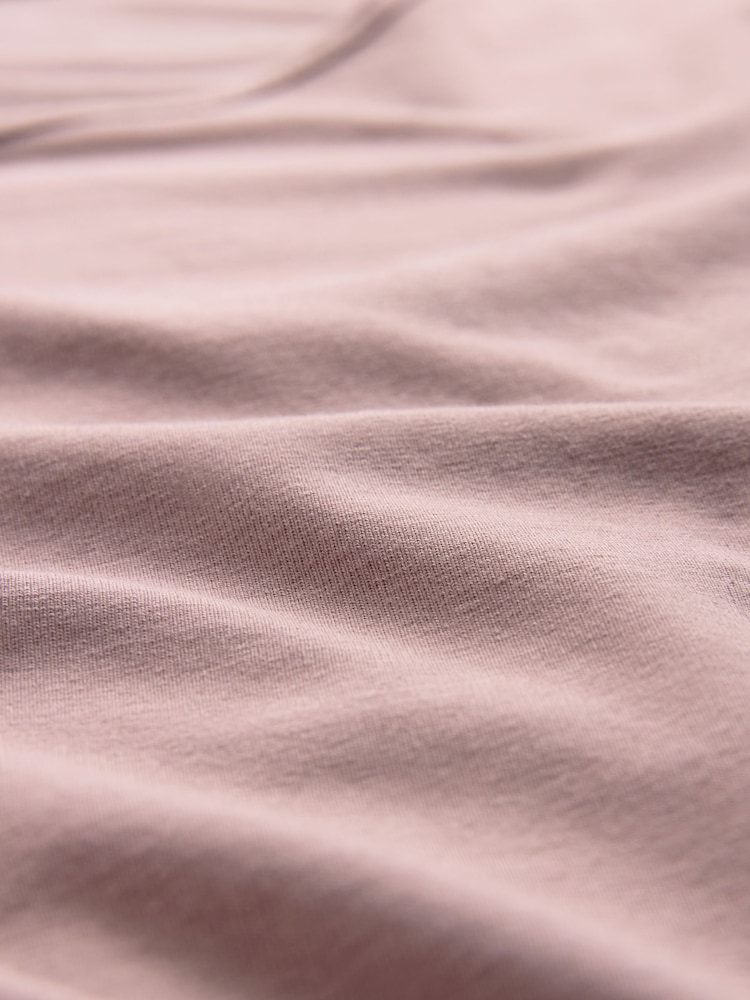 The Set Navy Blue/Chocolate Brown/Dark Red/Mid Pink 4 Pack Scoop Back Long Sleeved T-Shirts - Image 7 of 7