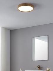 Eglo Musurita Wood and Plastic Diffuser Ceiling Light - Image 1 of 6