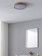 Eglo Musurita Wood and Plastic Diffuser Ceiling Light - Image 2 of 6