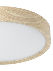 Eglo Musurita Wood and Plastic Diffuser Ceiling Light - Image 6 of 6