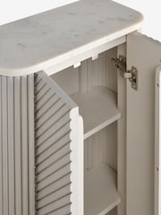 Light Grey Valencia Storage Console Cabinet - Image 8 of 8