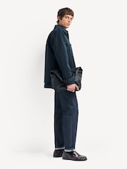 NN.07 Blue Alban Zip Up Technical Twin Pocket Jacket - Image 2 of 5