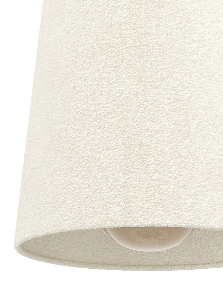 Eglo Febres Fabric and Steel Shade Pendant Ceiling Light - Image 4 of 6