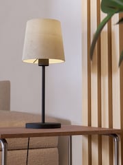 Eglo Febres Fabric and Steel Contemporary Table Lamp - Imagen 1 de 6