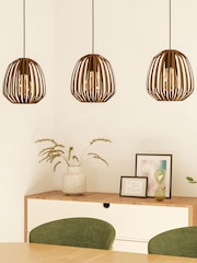 Eglo Espinal Steel Caged Style Contemporary 3 Pendant - Bild 1 von 4