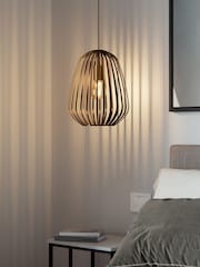 Eglo Brown Espinal Steel Caged Style Contemporary Pendant - Image 1 of 6