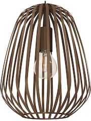 Eglo Brown Espinal Steel Caged Style Contemporary Pendant - Image 5 of 6