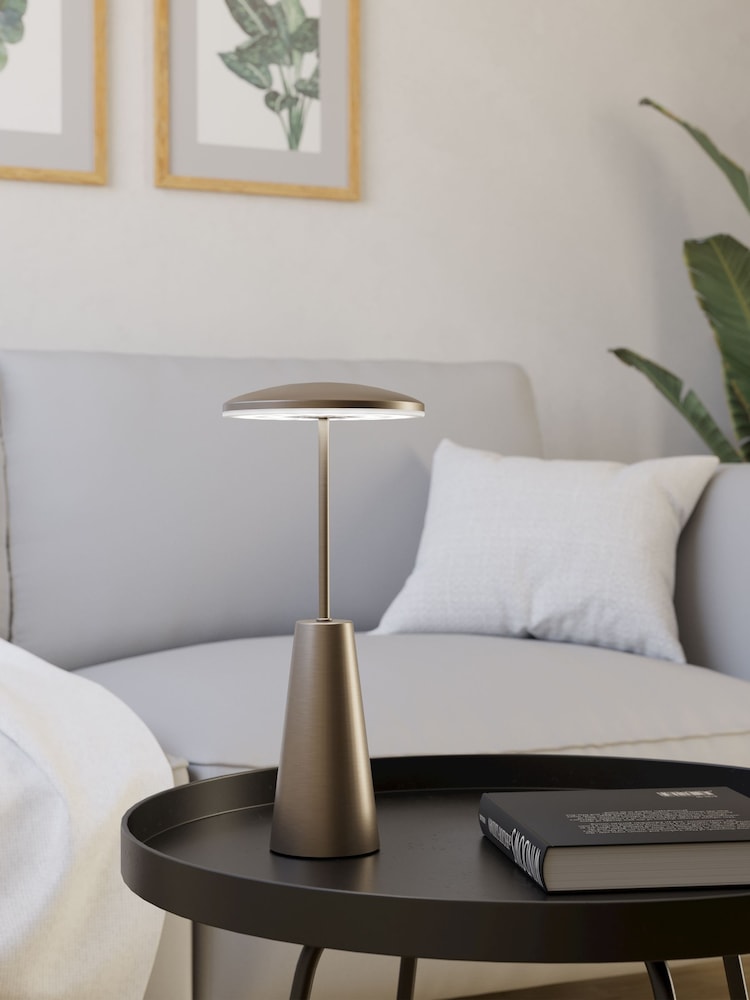 Eglo Brown Piccola LED Touch Table Light - Image 1 of 6
