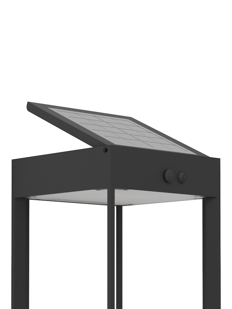 Eglo Black Suzzara Solar LED Motion Detector Wall Light - Image 2 of 5